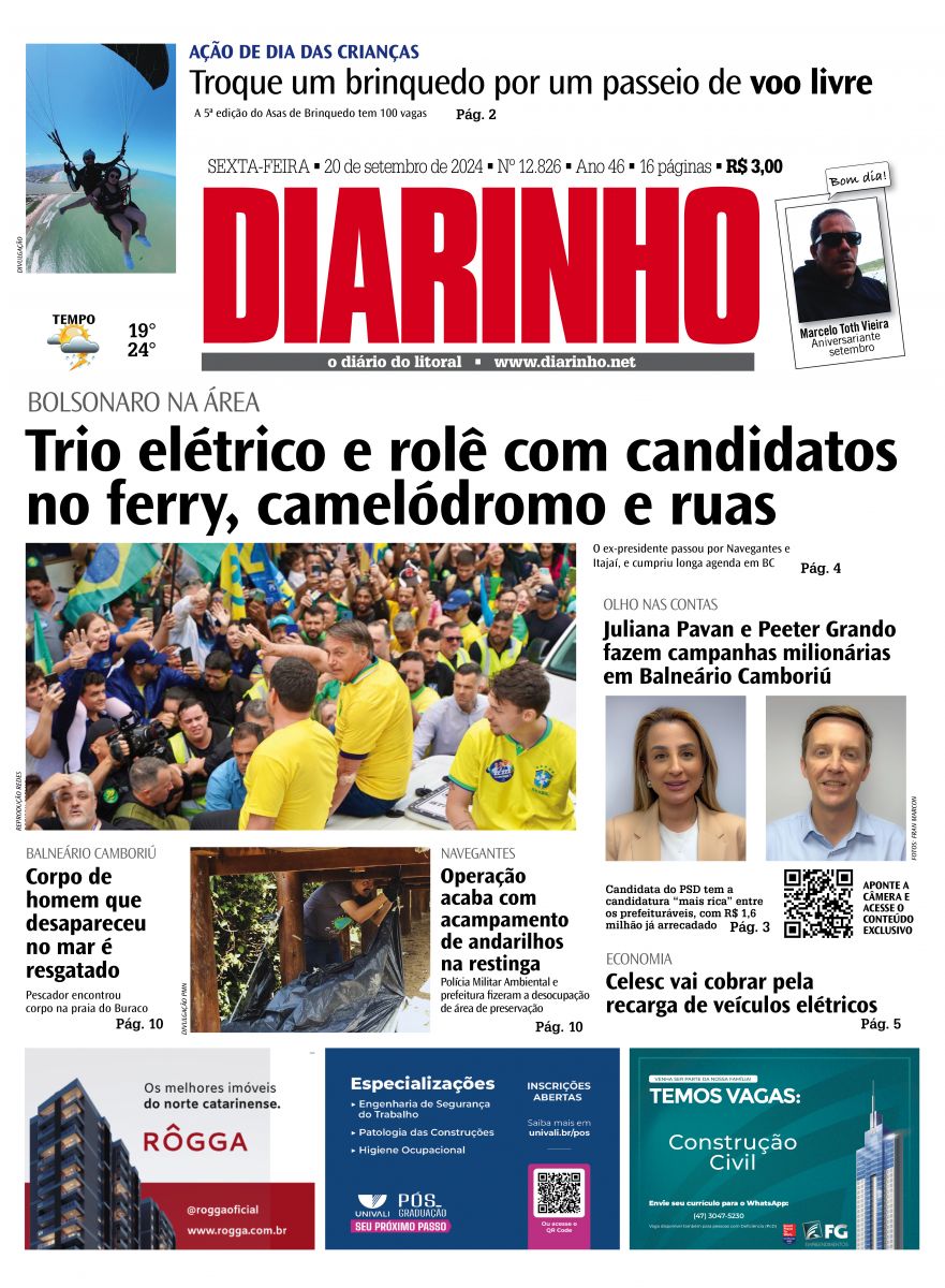 Confira a capa de hoje