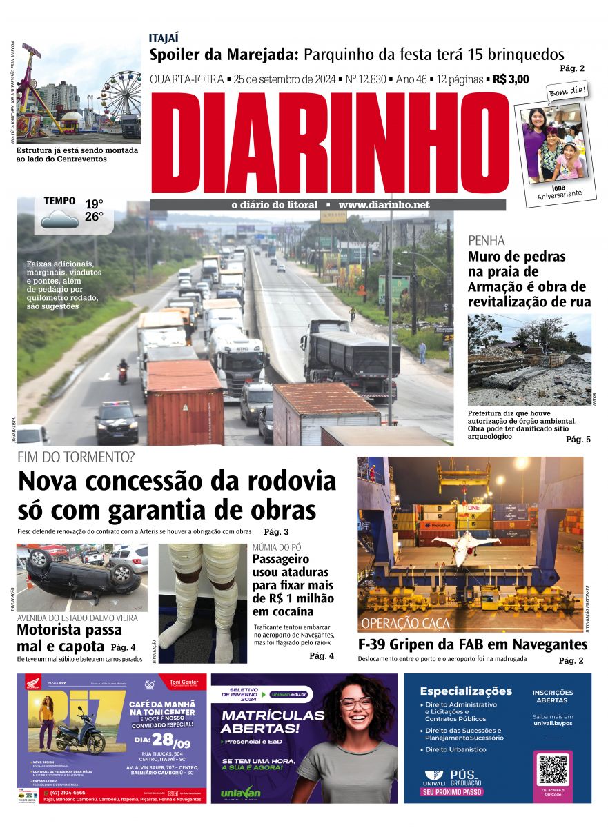 Confira a capa de hoje