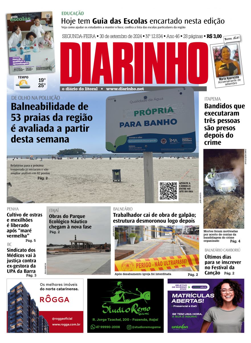 Capa de hoje