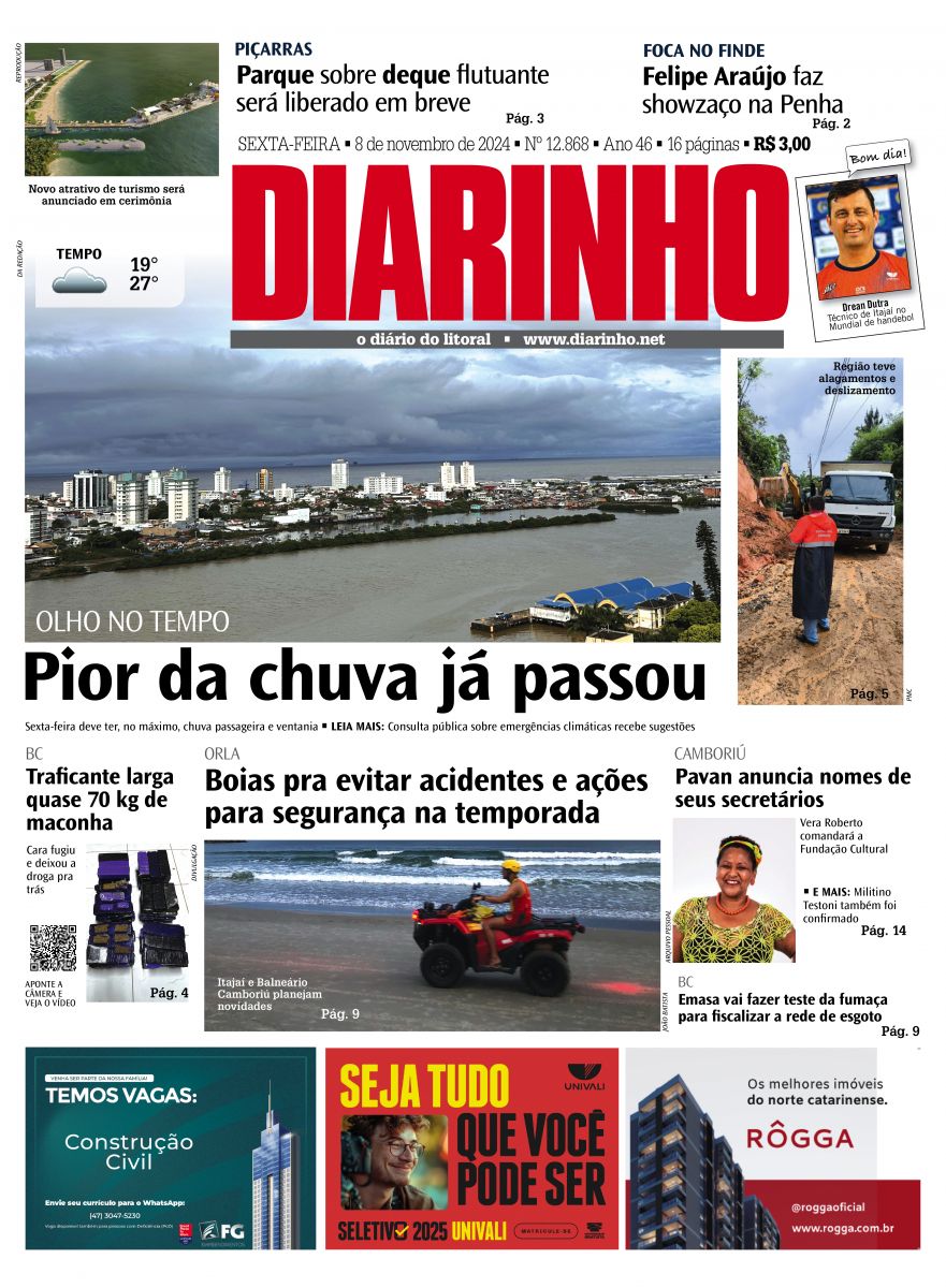 Capa de hoje