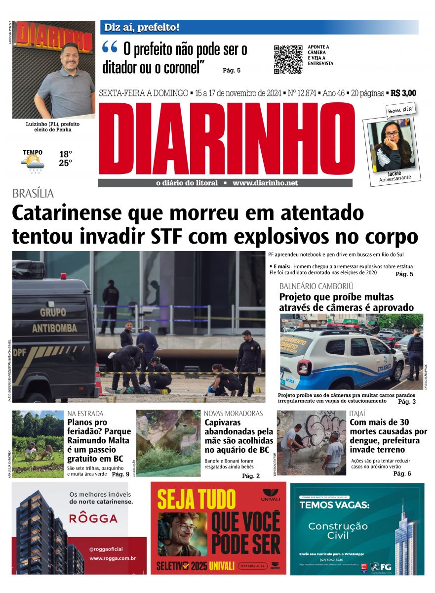 Confira a capa de hoje