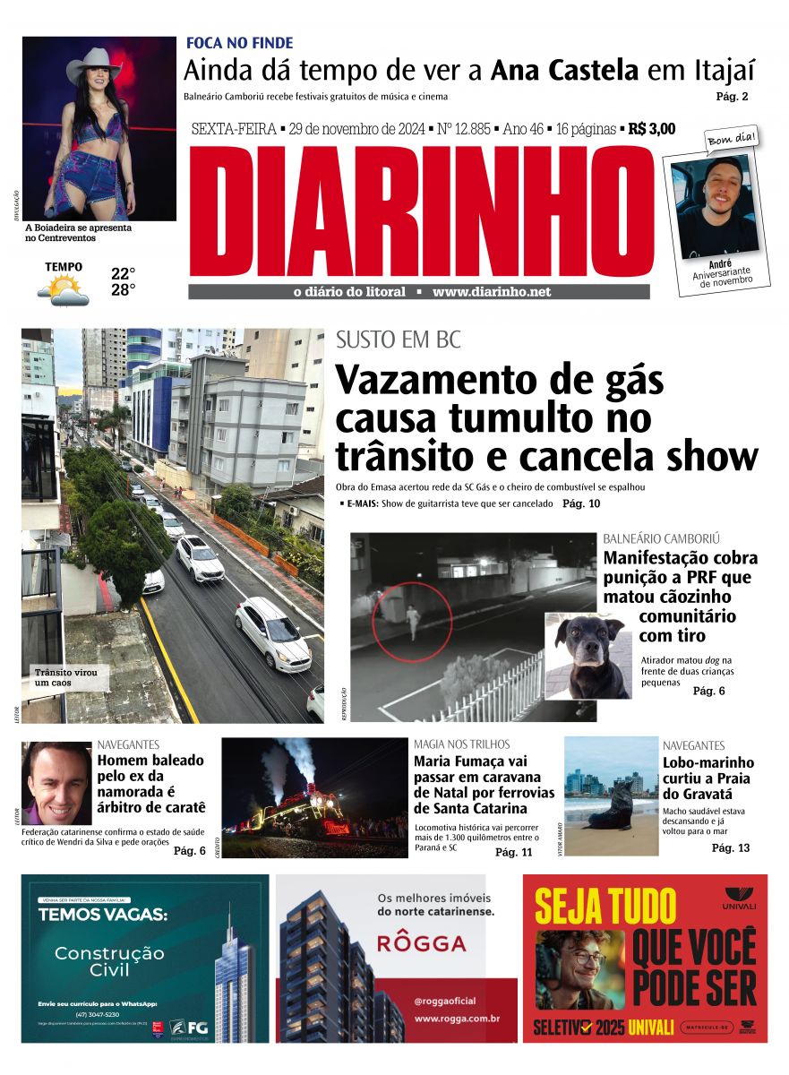 Confira a capa de hoje