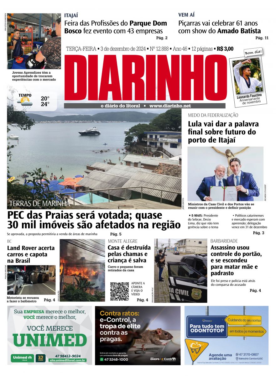 Confira a capa de hoje