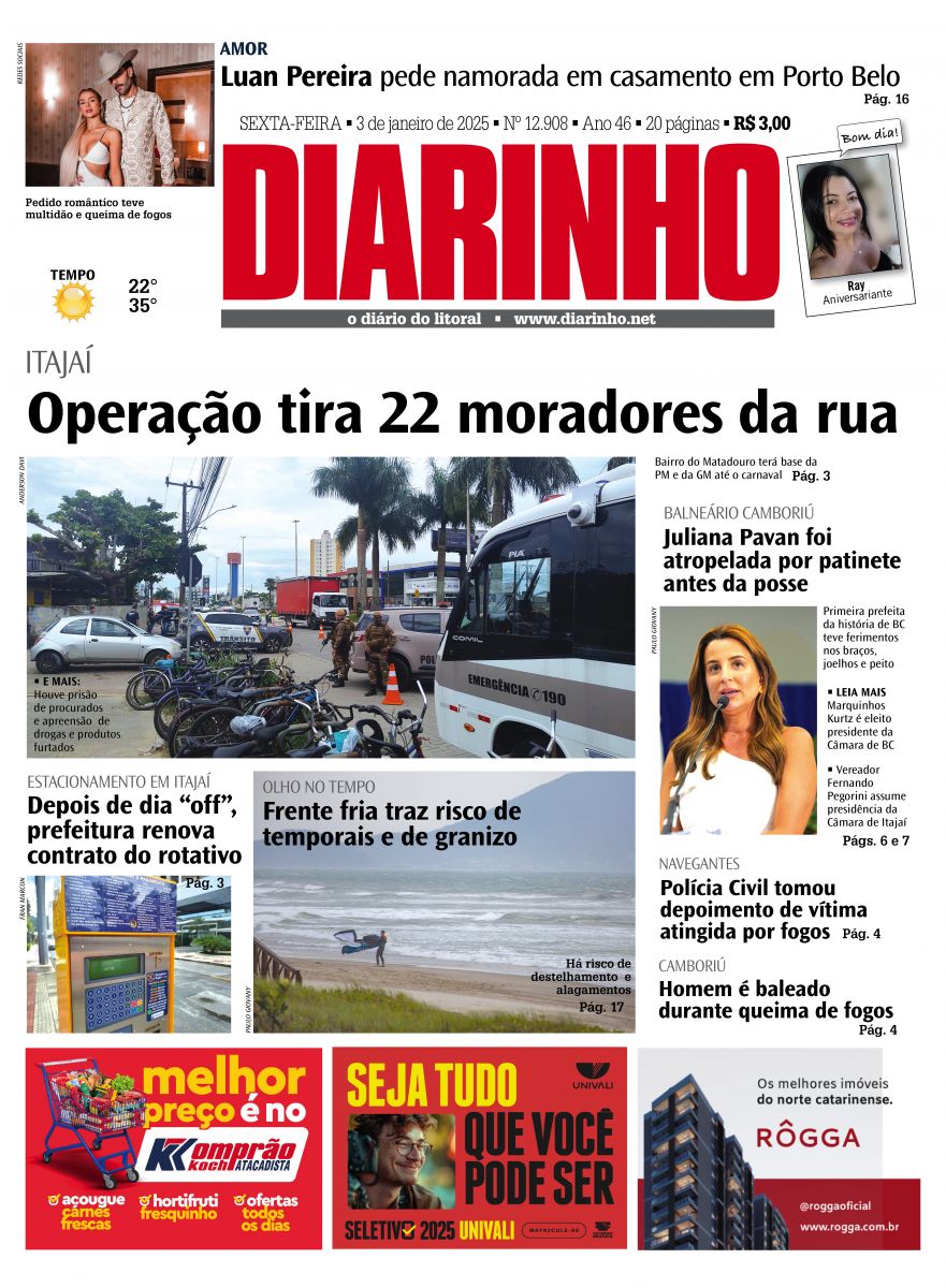 Capa de hoje