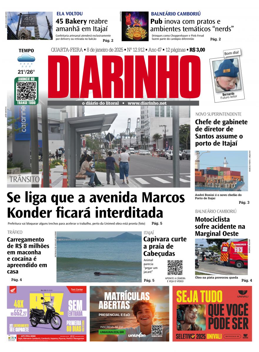 Capa de hoje