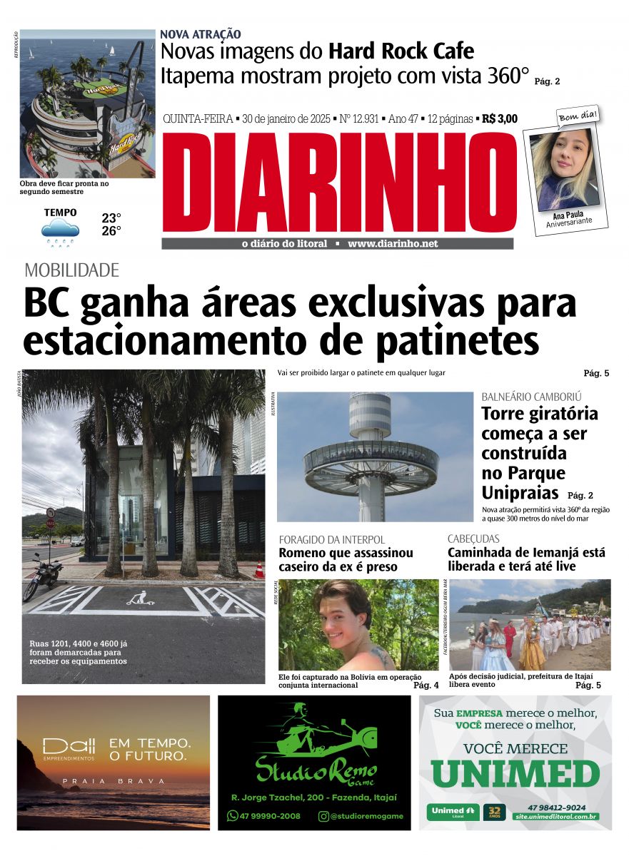 Confira a capa de hoje