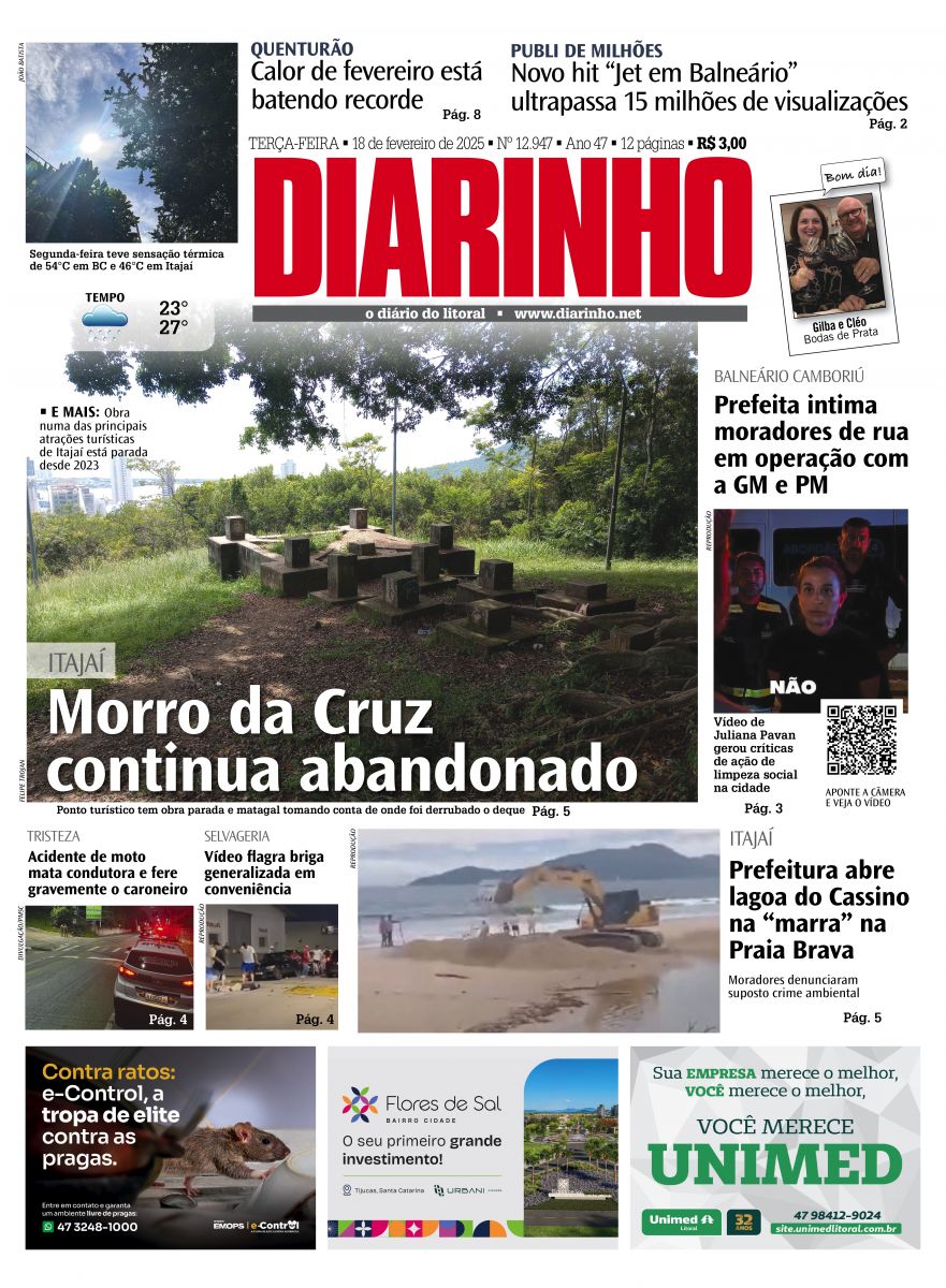 Capa de hoje