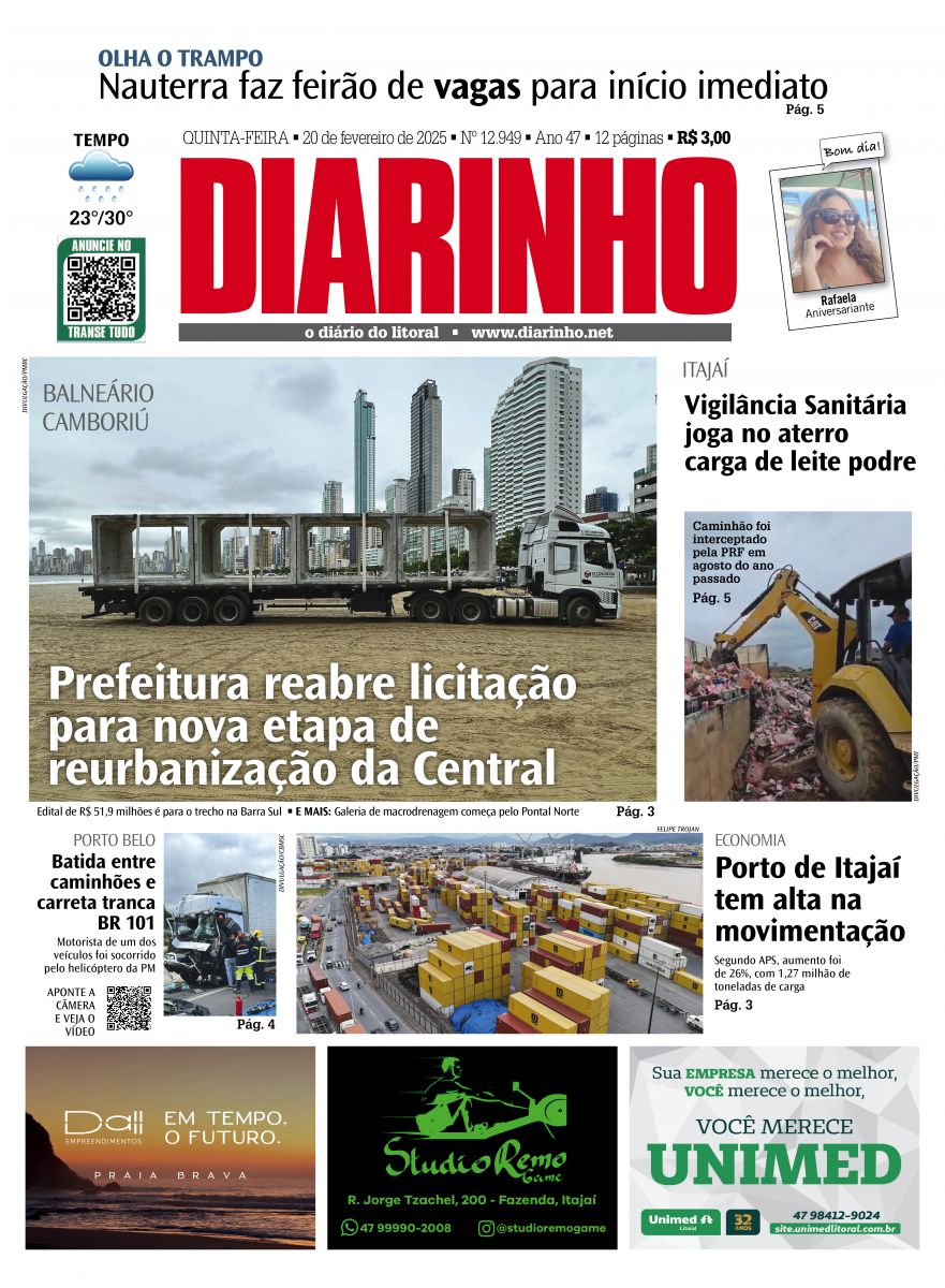 Confira a capa de hoje