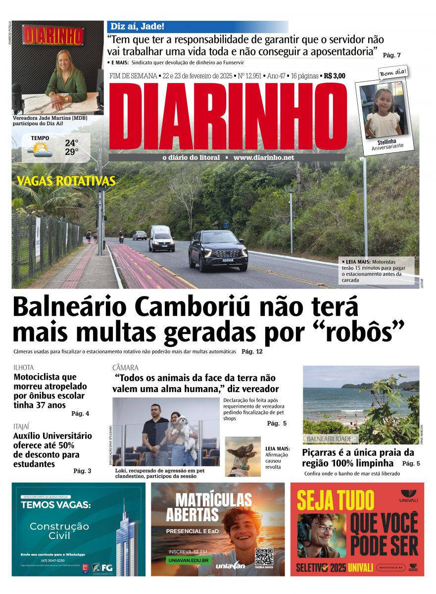 Confira a capa de hoje