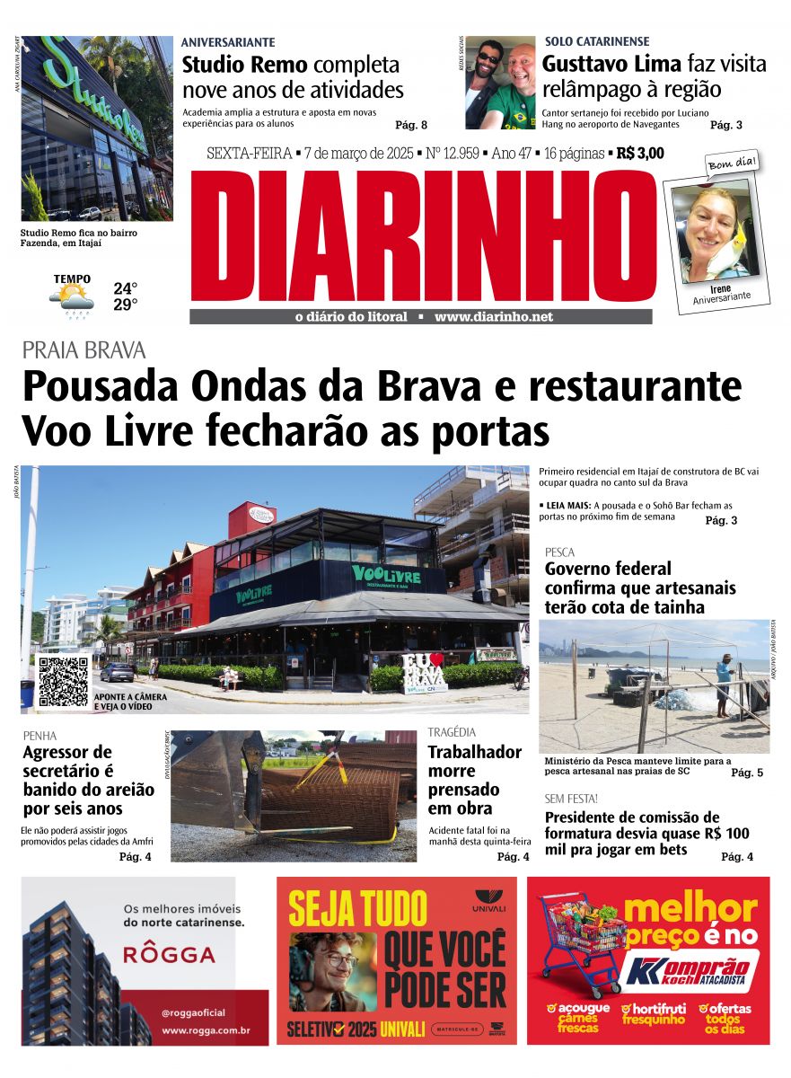 Confira a capa de hoje