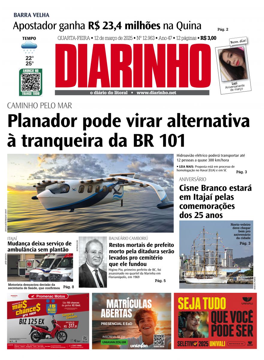 Confira a capa de hoje