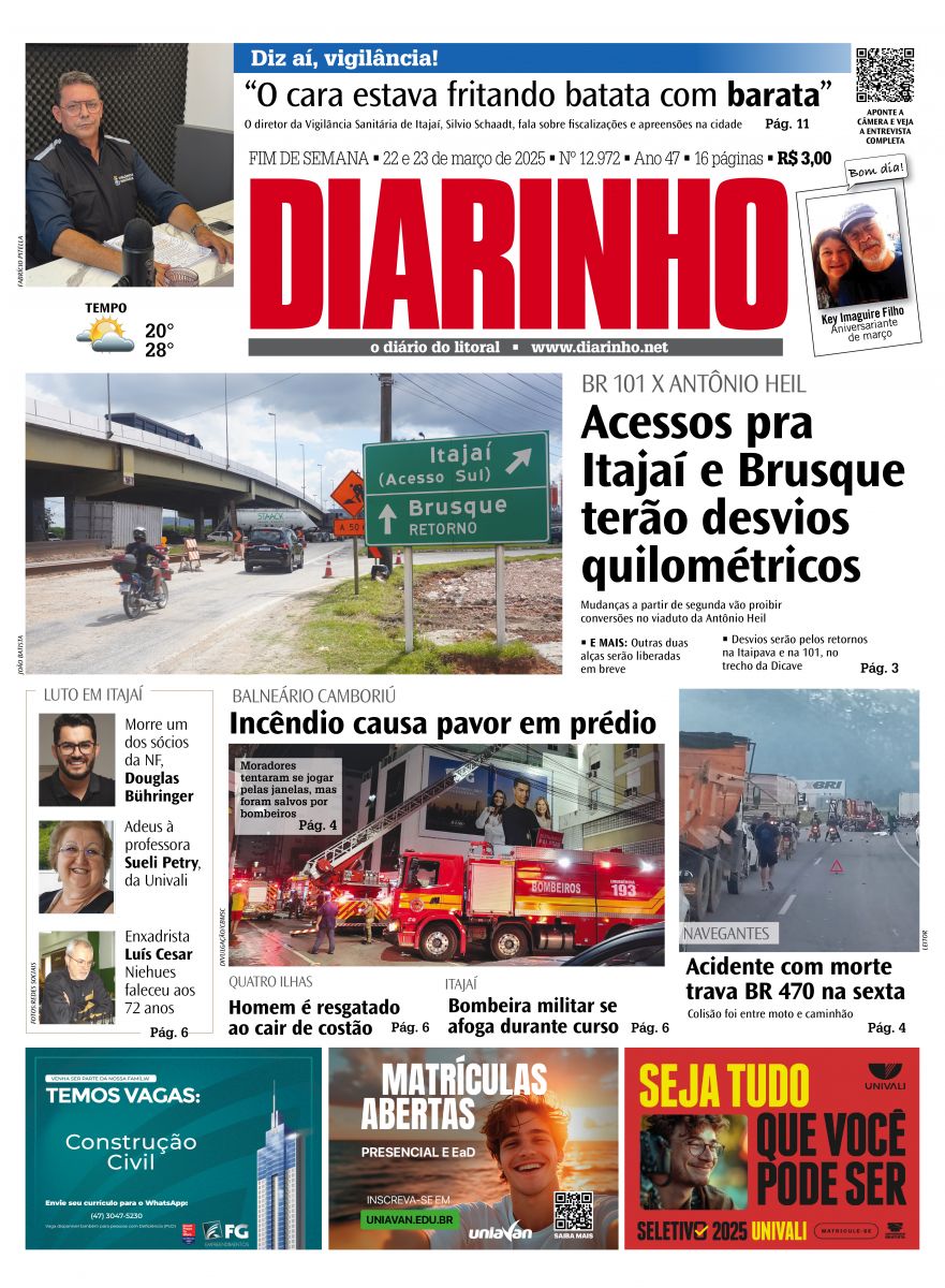 Confira a capa de hoje