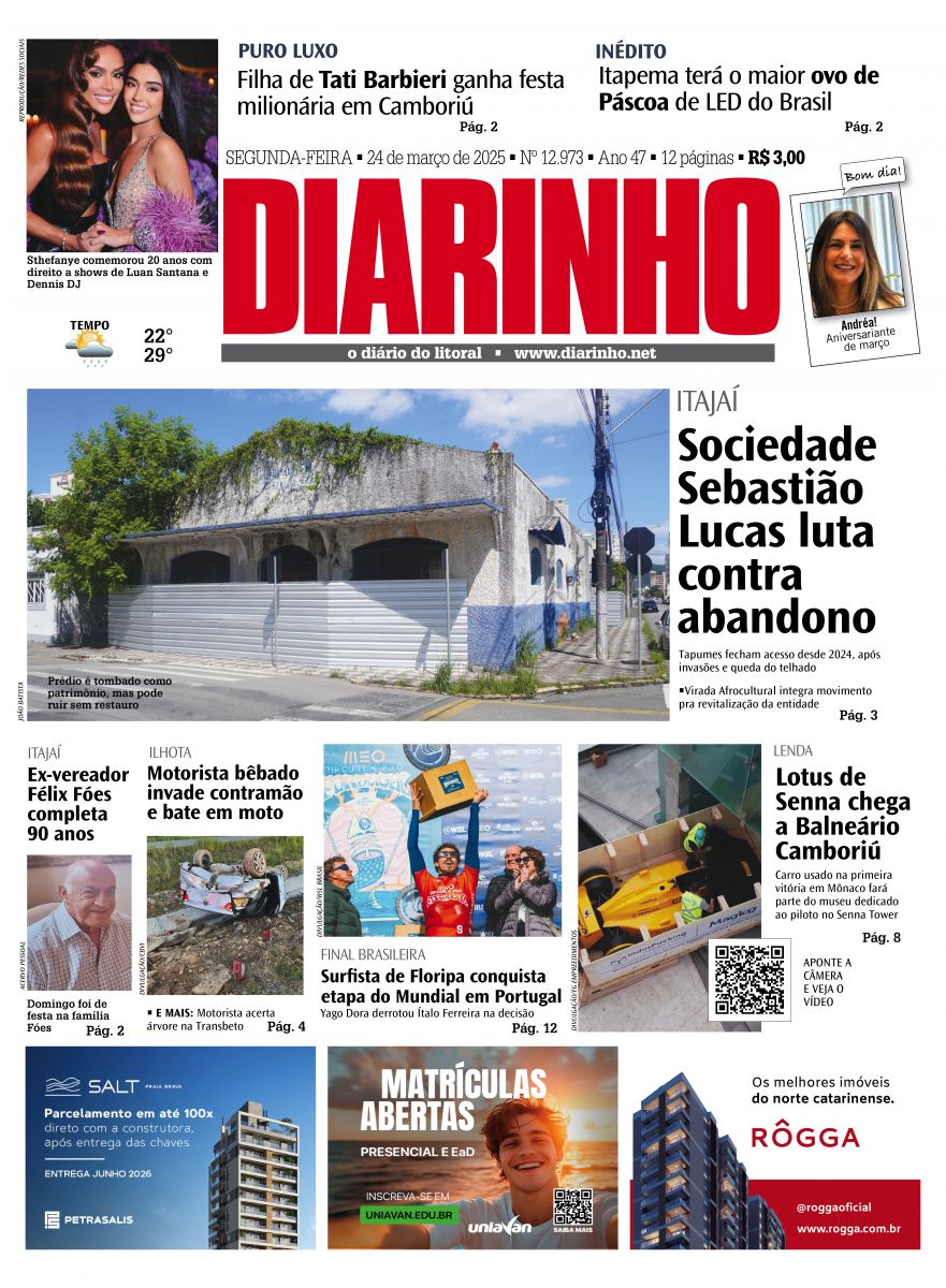 Confira a capa de hoje