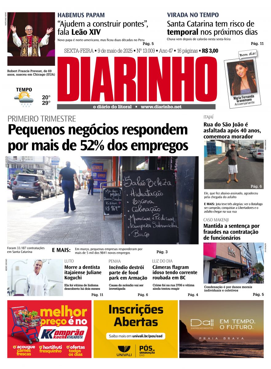 Confira a capa de hoje