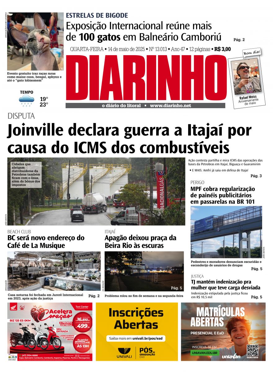 Confira a capa de hoje