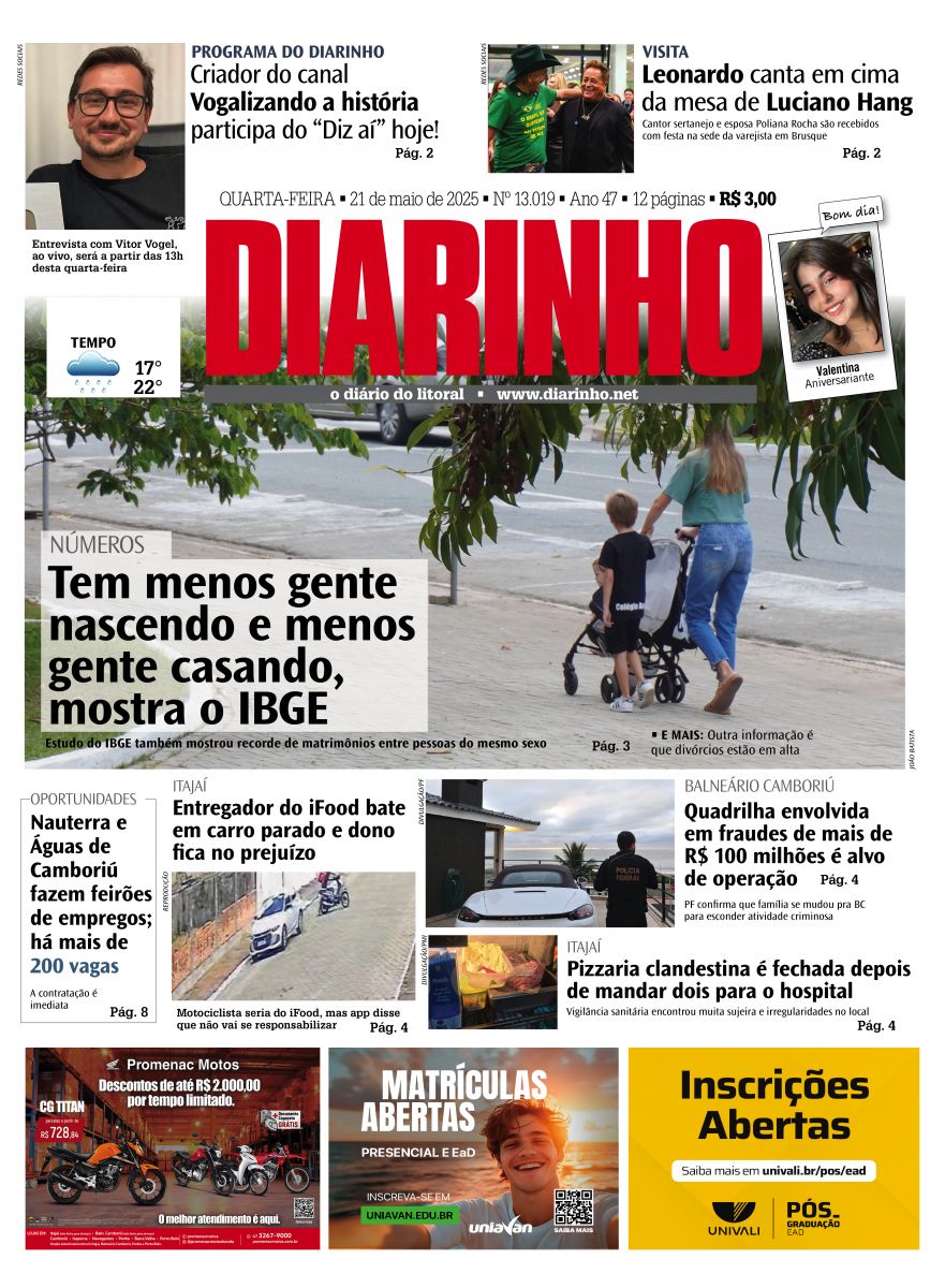 Confira a capa de hoje
