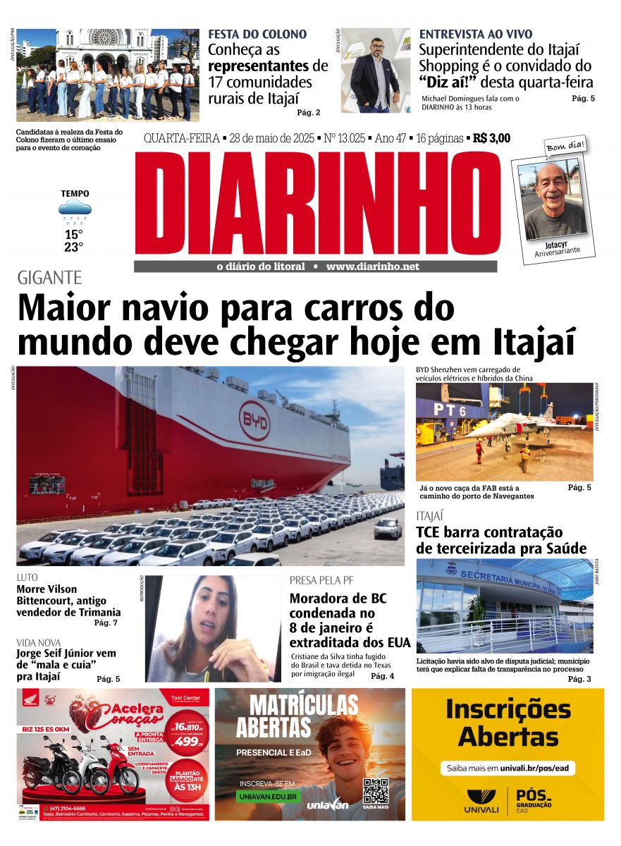 Confira a capa de hoje