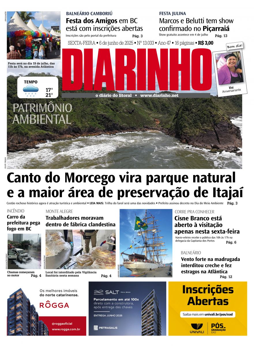 Confira a capa de hoje