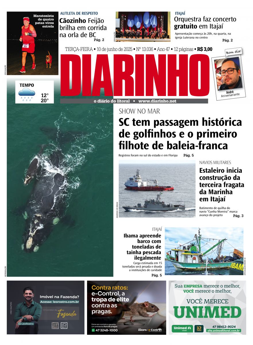 Capa de hoje