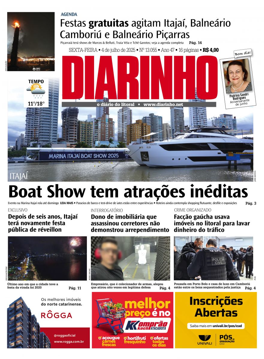 Confira a capa de hoje