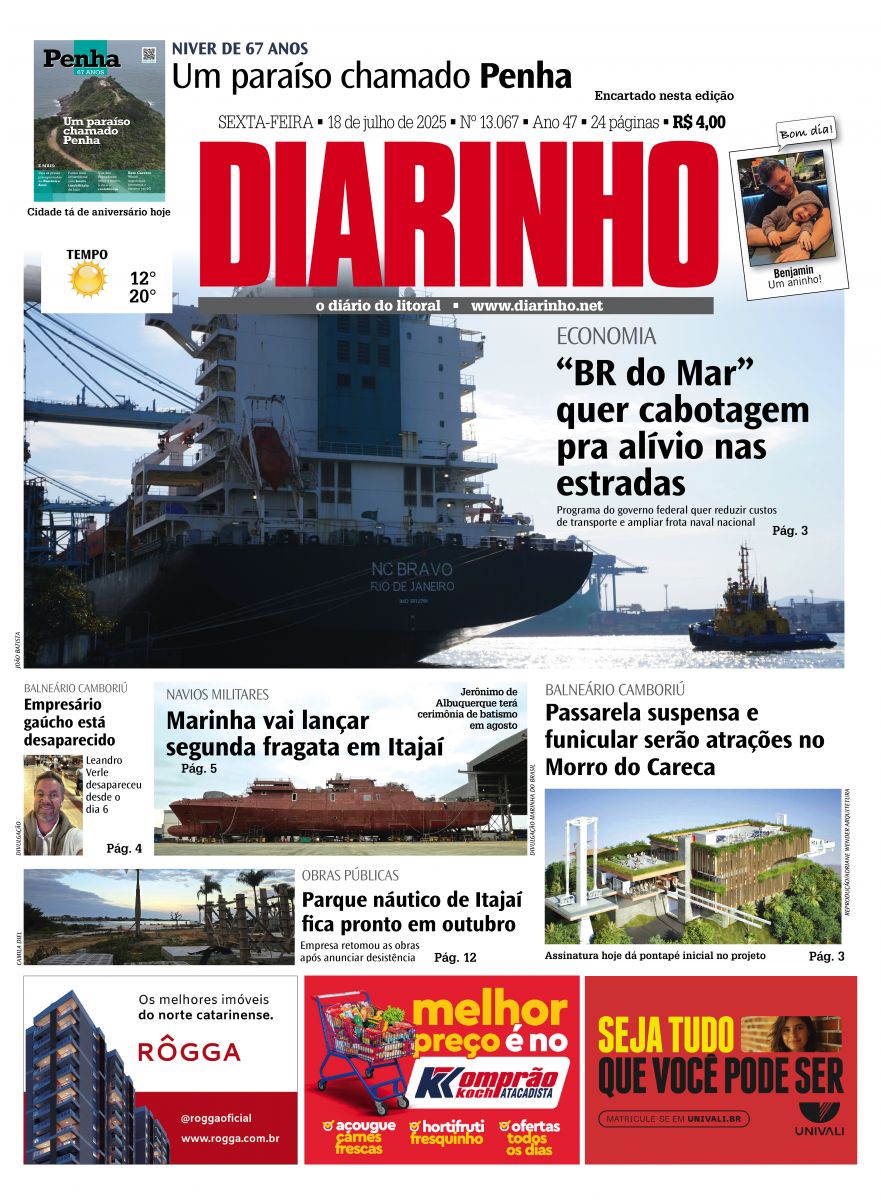 Confira a capa de hoje
