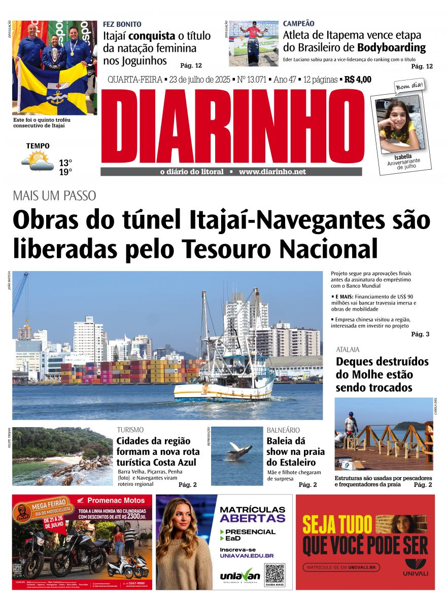 Capa de hoje