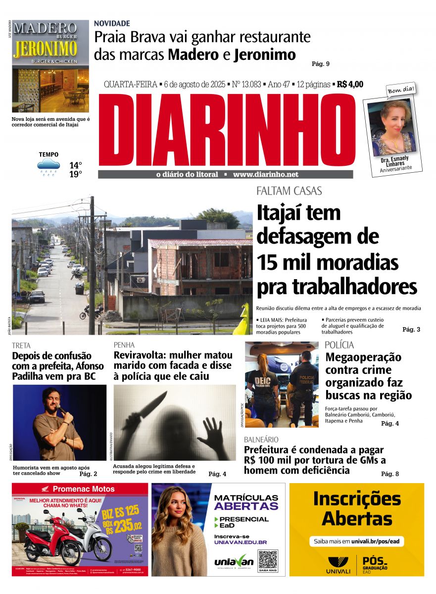 Confira a capa de hoje