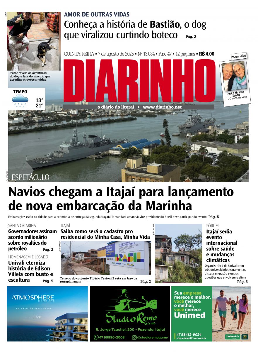 Capa de hoje