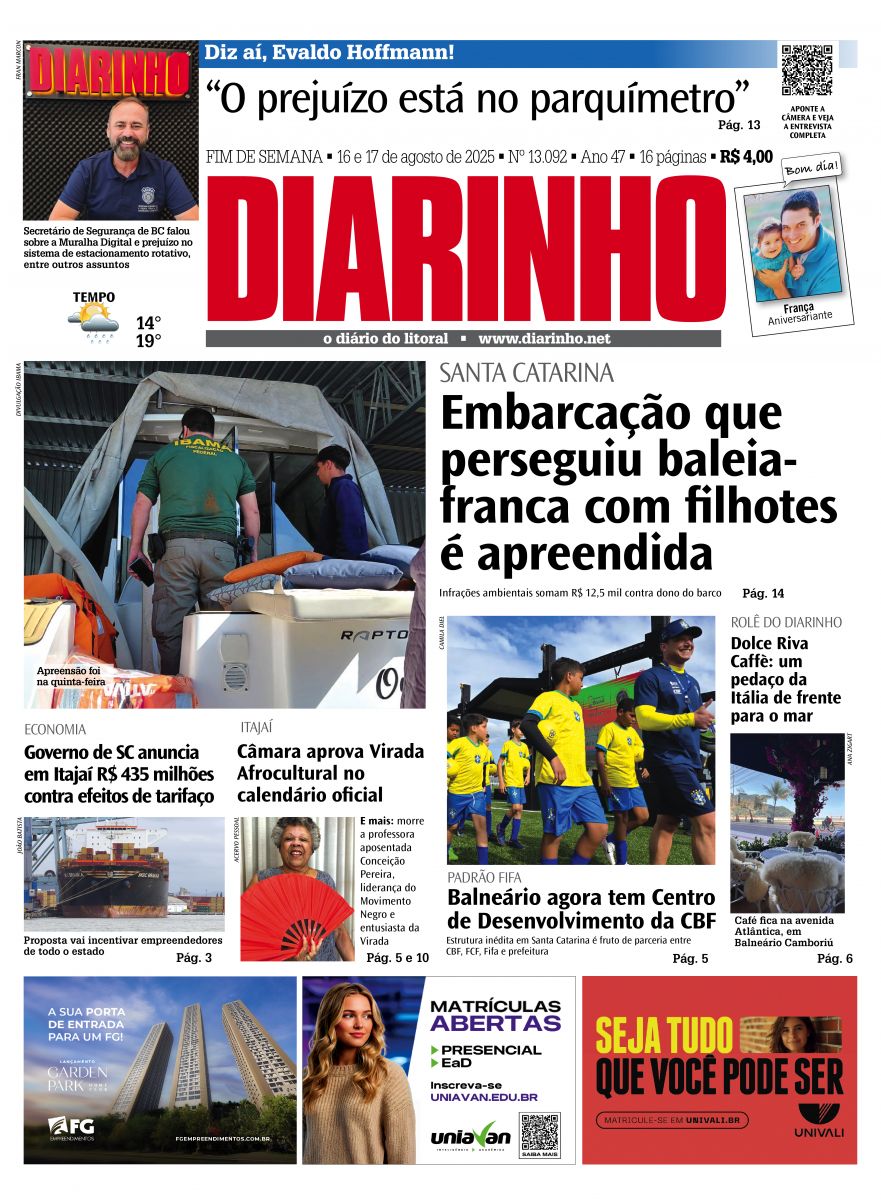 Confira a capa de hoje