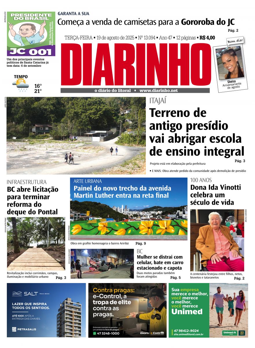 Capa de hoje