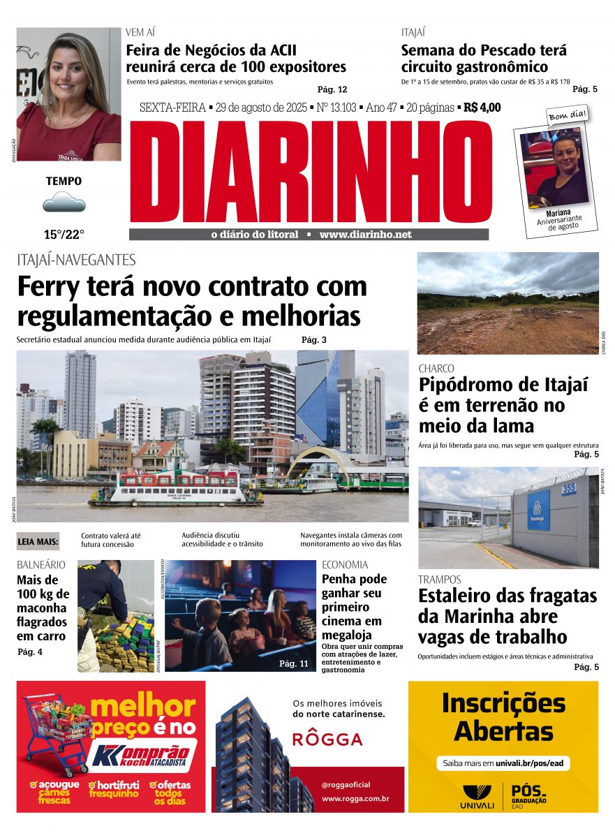 Capa de hoje