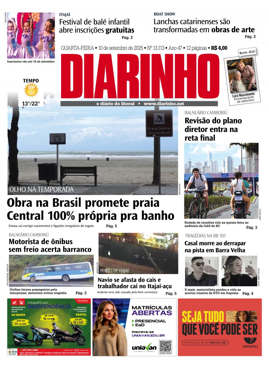 Confira a capa de hoje