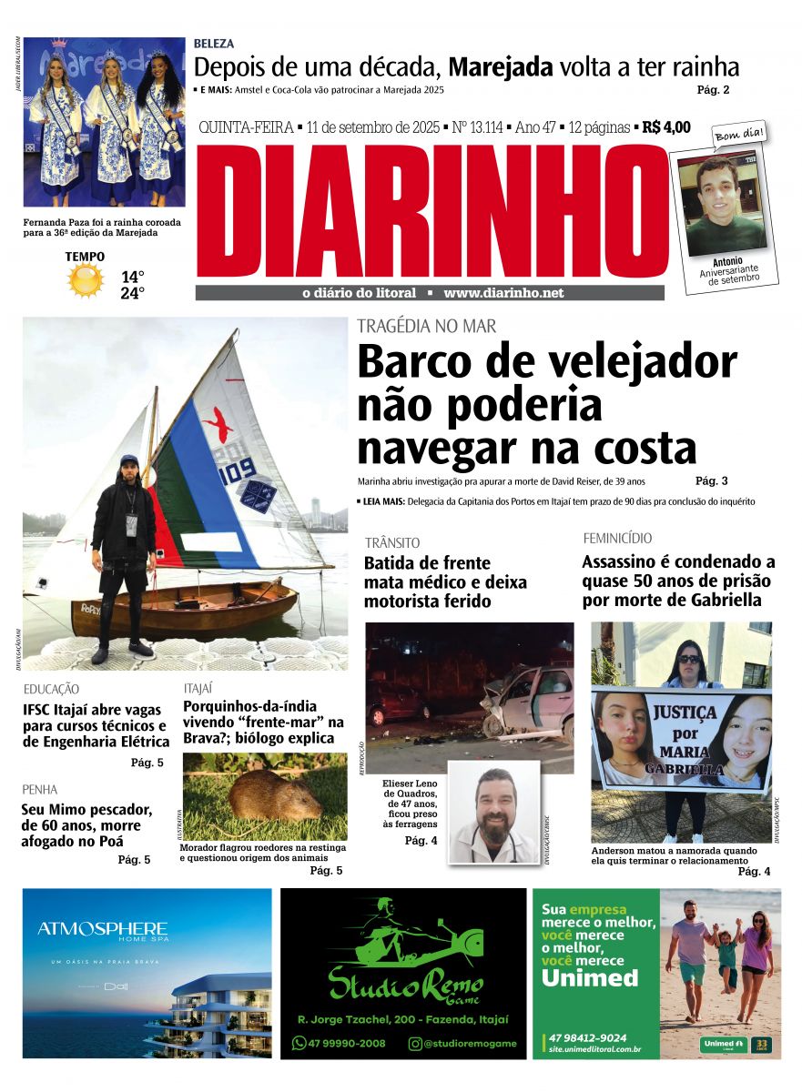 Confira a capa de hoje