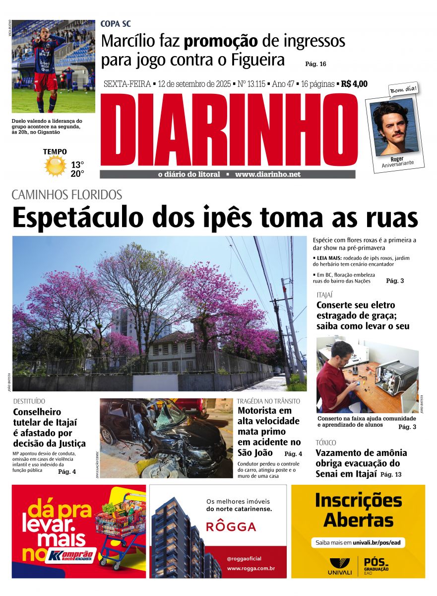 Capa de hoje