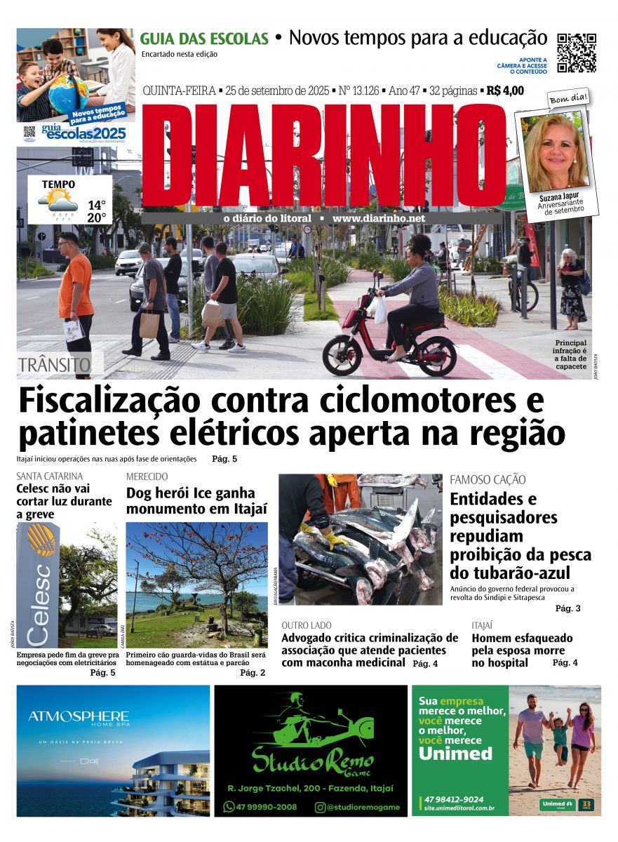 Capa de hoje