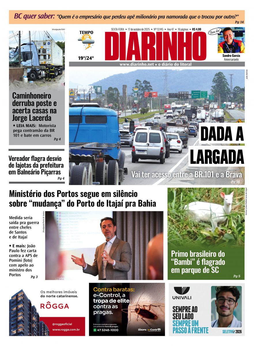 Confira a capa de hoje