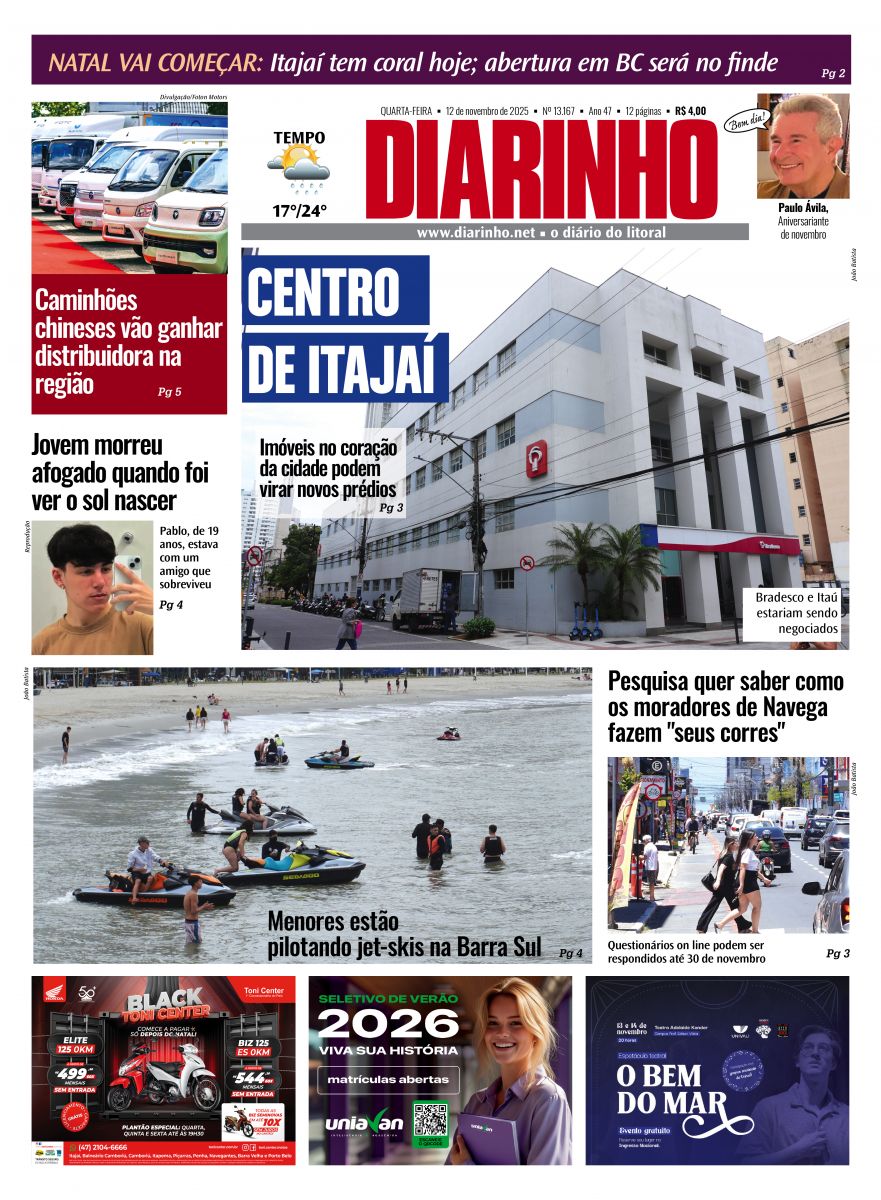 Capa de hoje