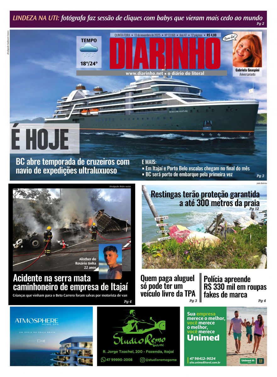Confira a capa de hoje