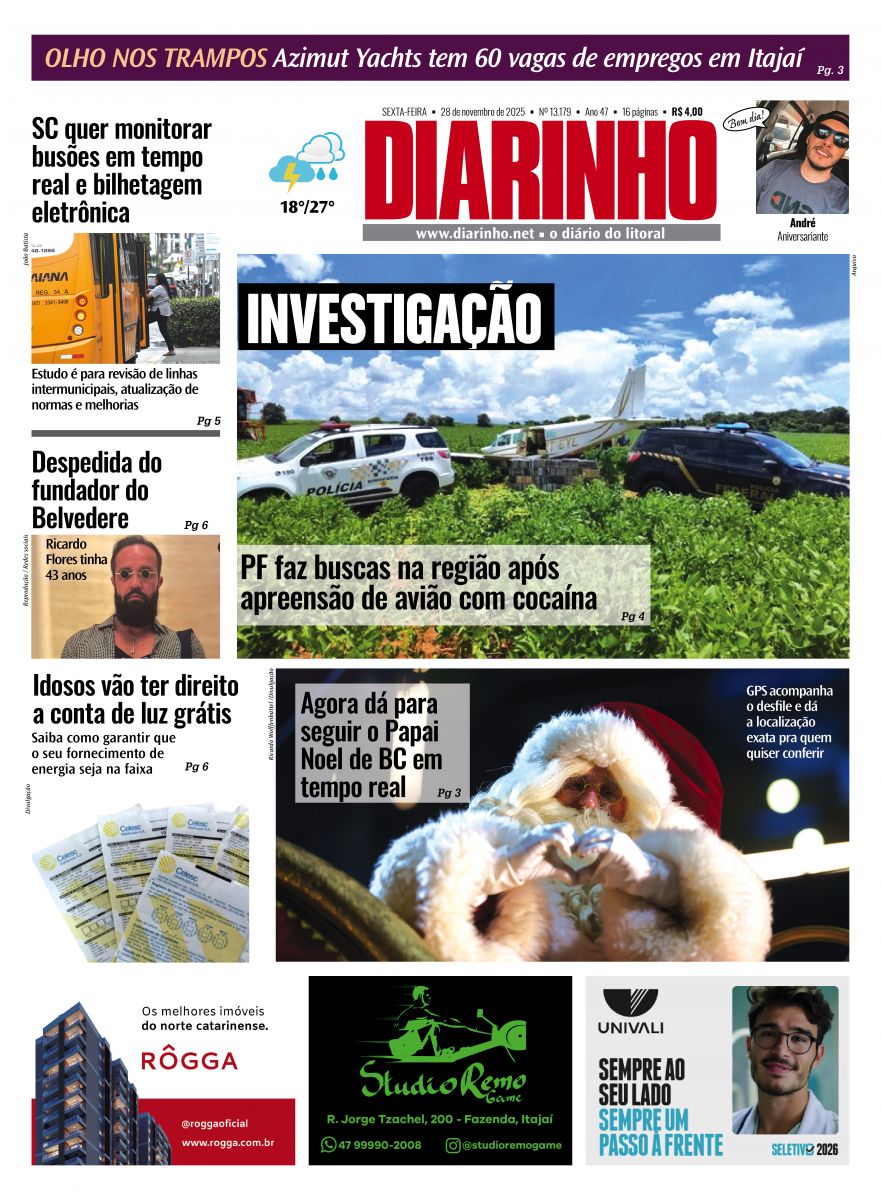 Confira a capa de hoje