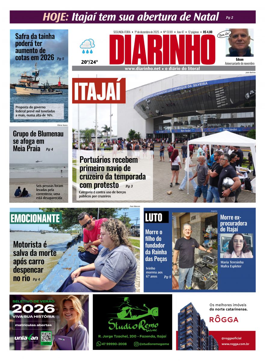 Confira a capa de hoje