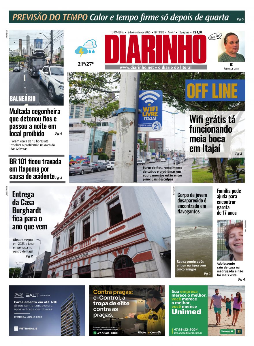 Confira a capa de hoje