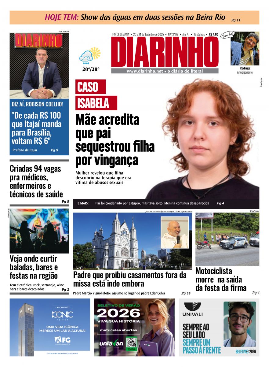 Confira a capa de hoje