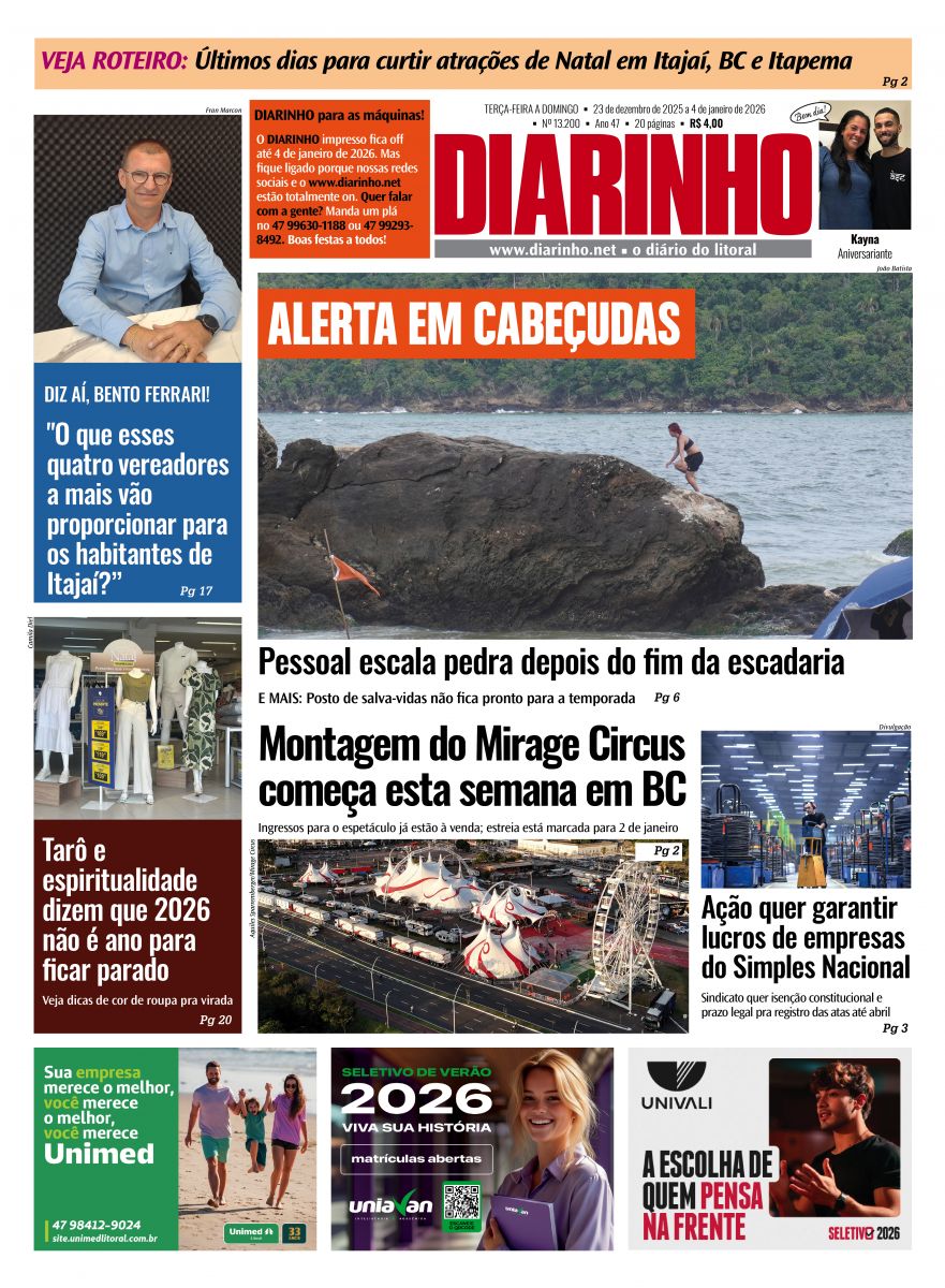 Confira a capa de hoje