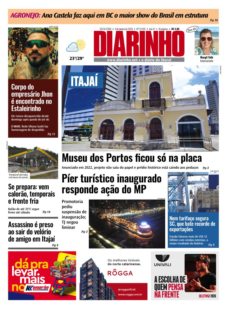 Confira a capa de hoje