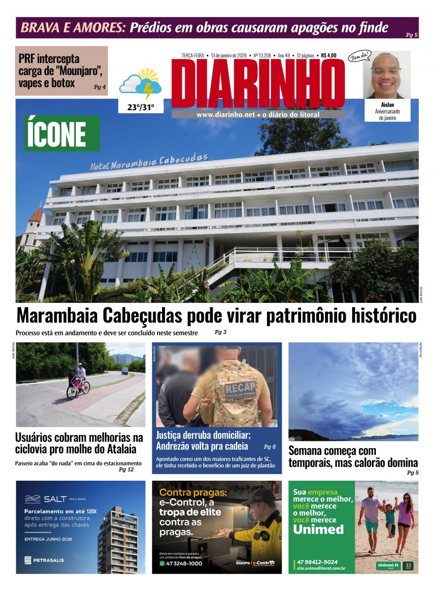 Confira a capa de hoje
