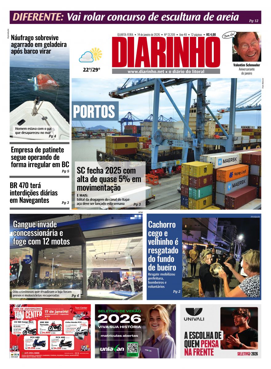 Confira a capa de hoje