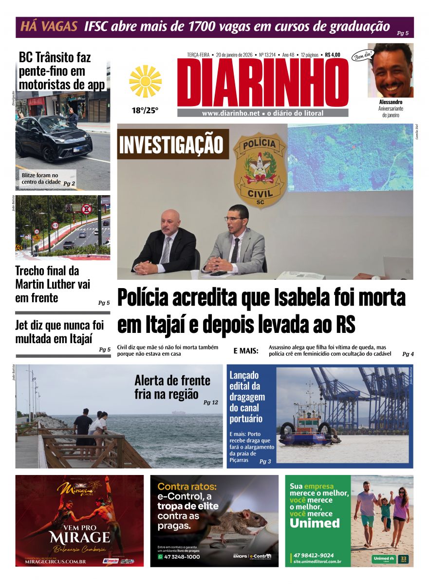 Confira a capa de hoje