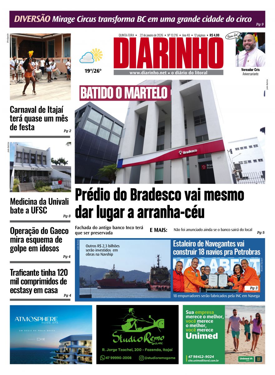 Confira a capa de hoje