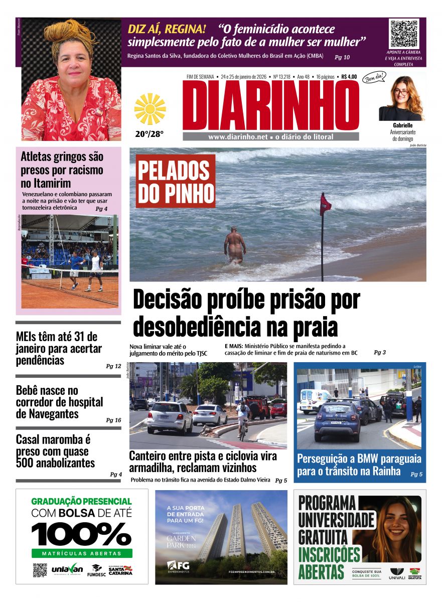 Confira a capa de hoje