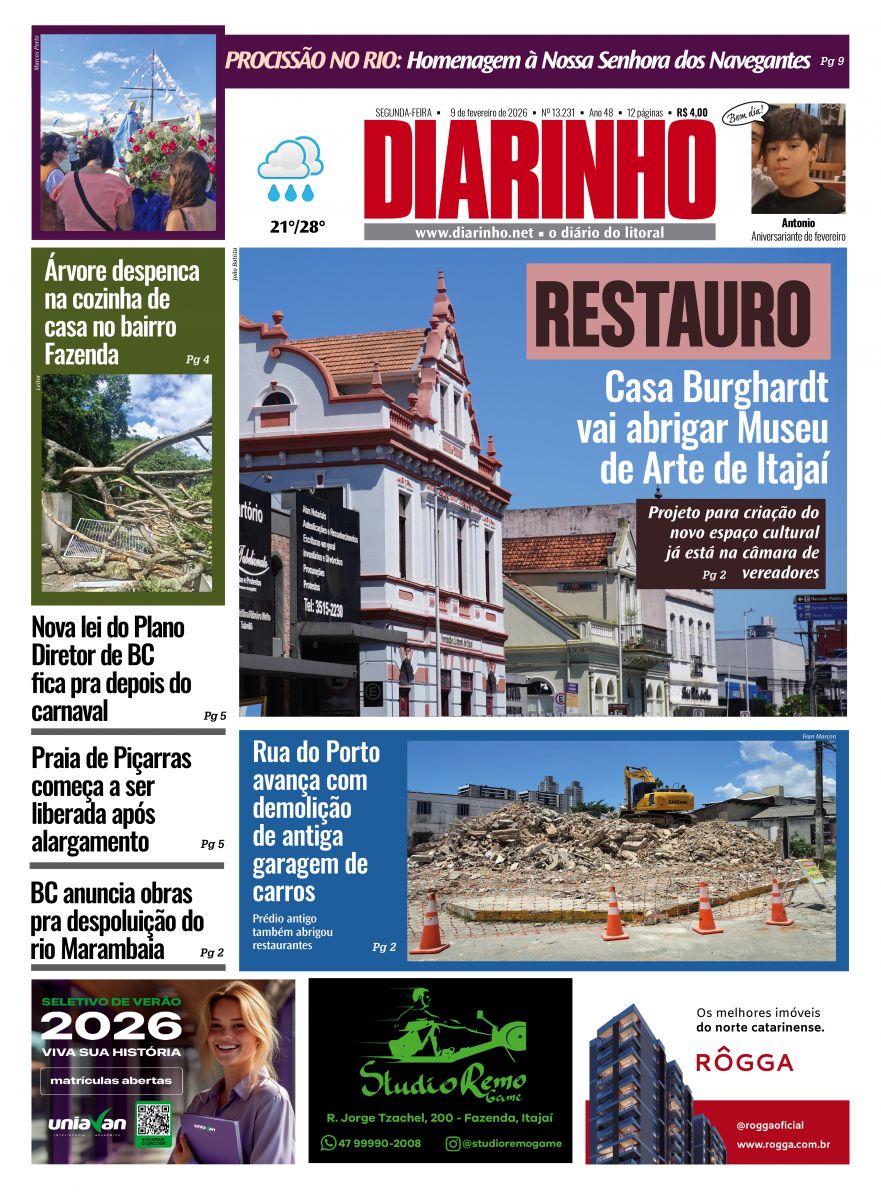 Capa de hoje